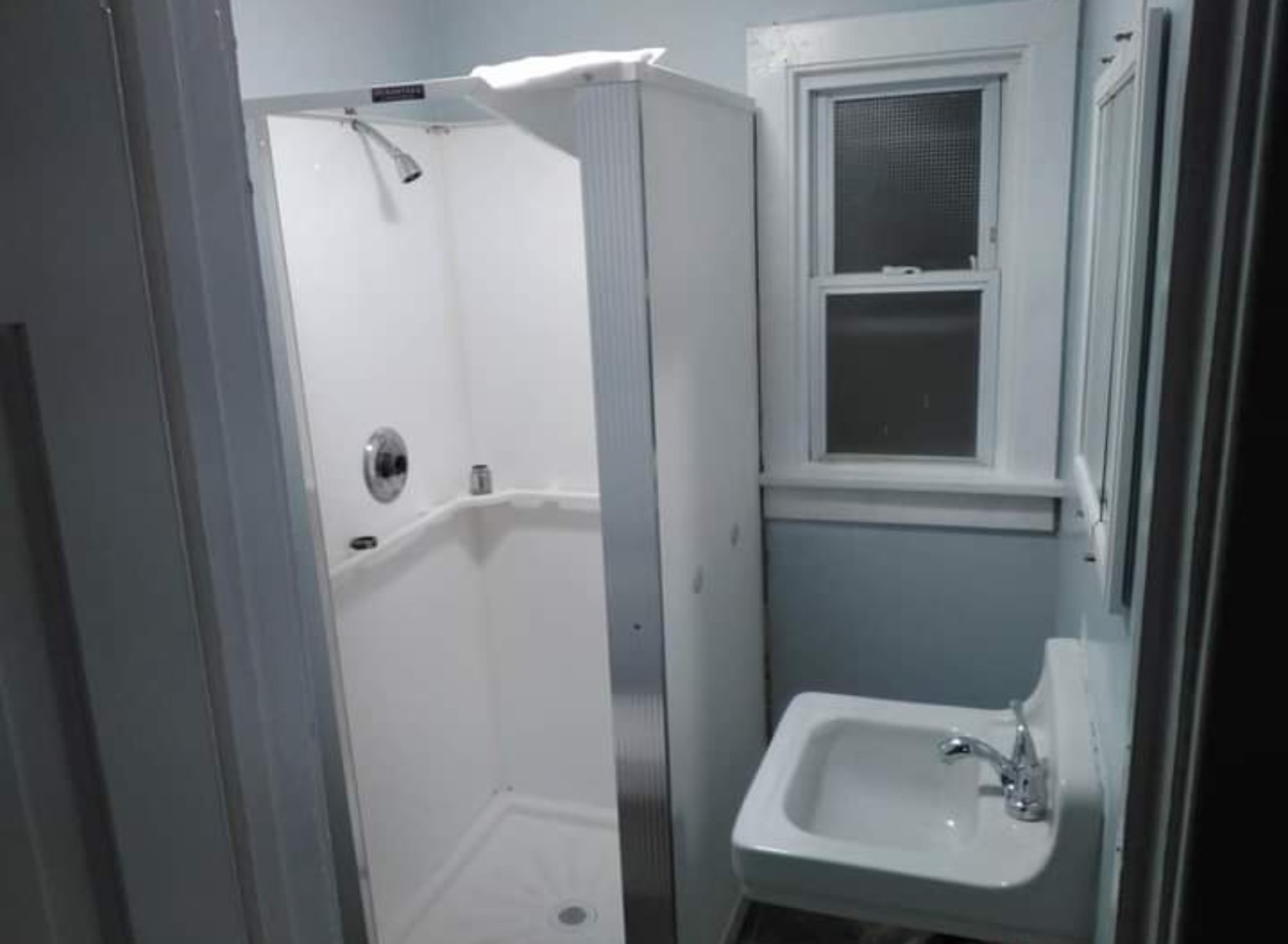 Bathroom reconstruction after renovation