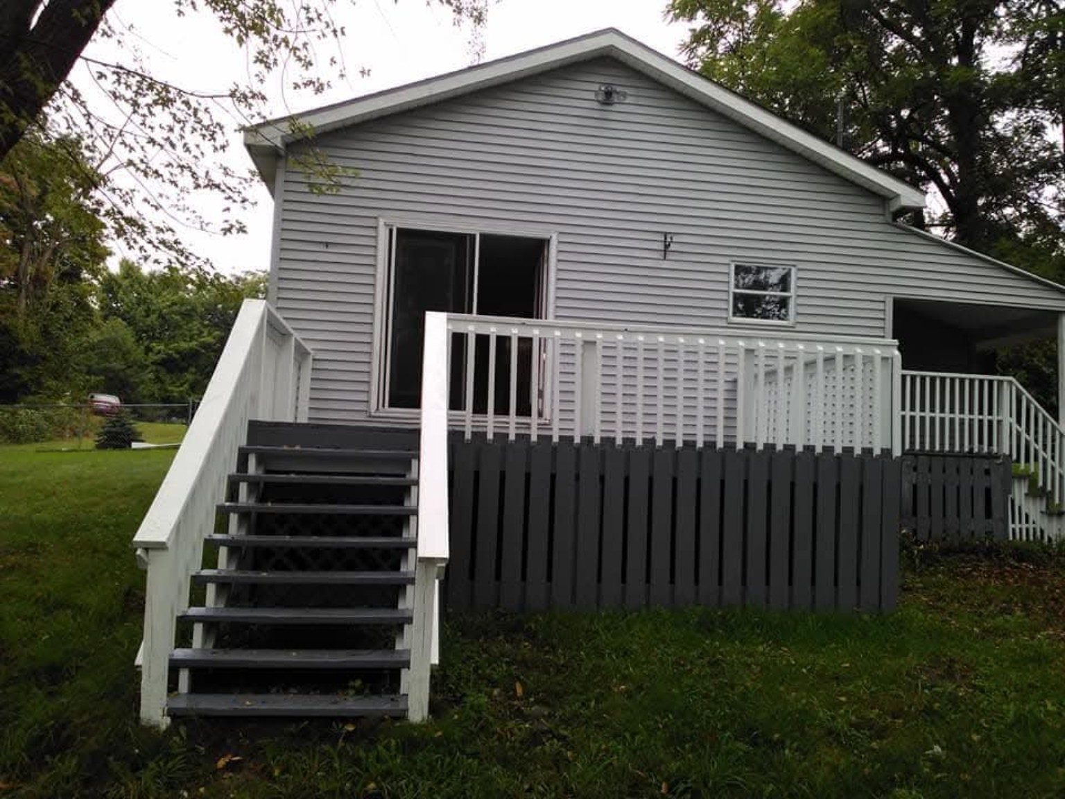 Rebuilt rear deck