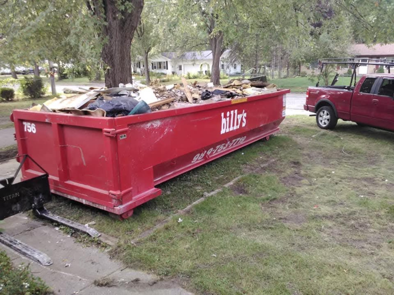 Tear-off cleanup