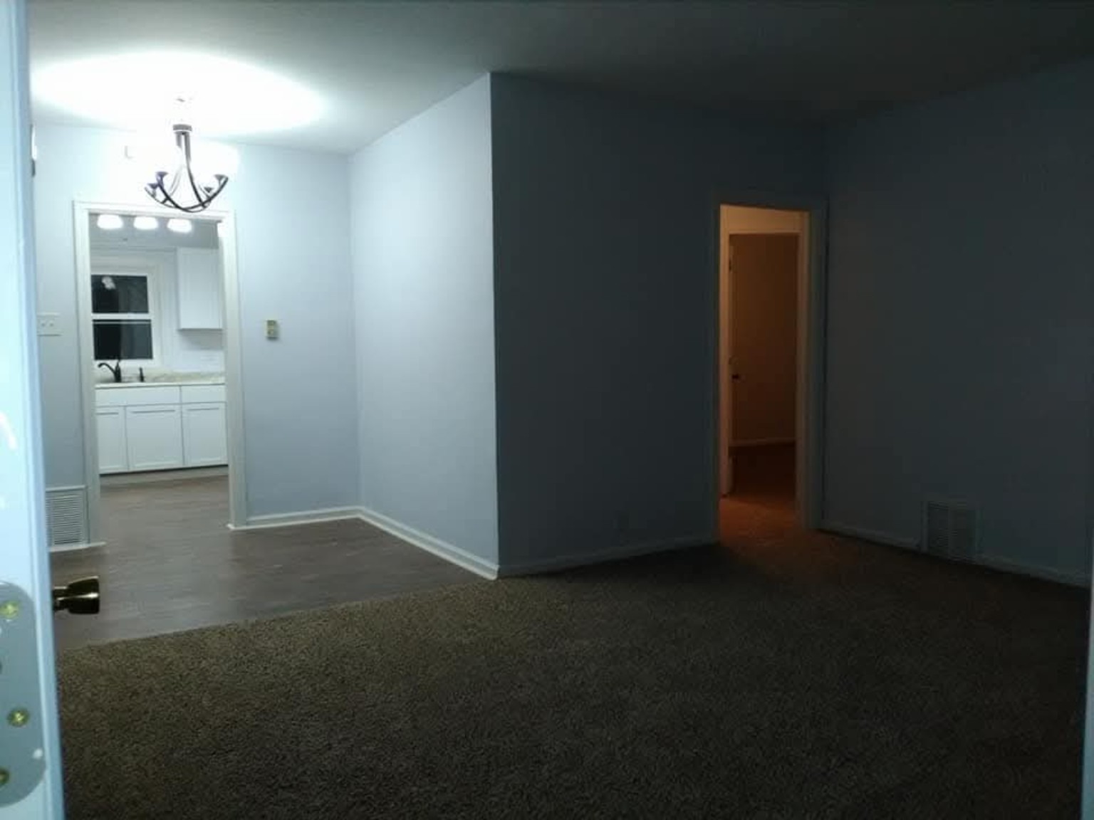 Interior room restoration after renovation