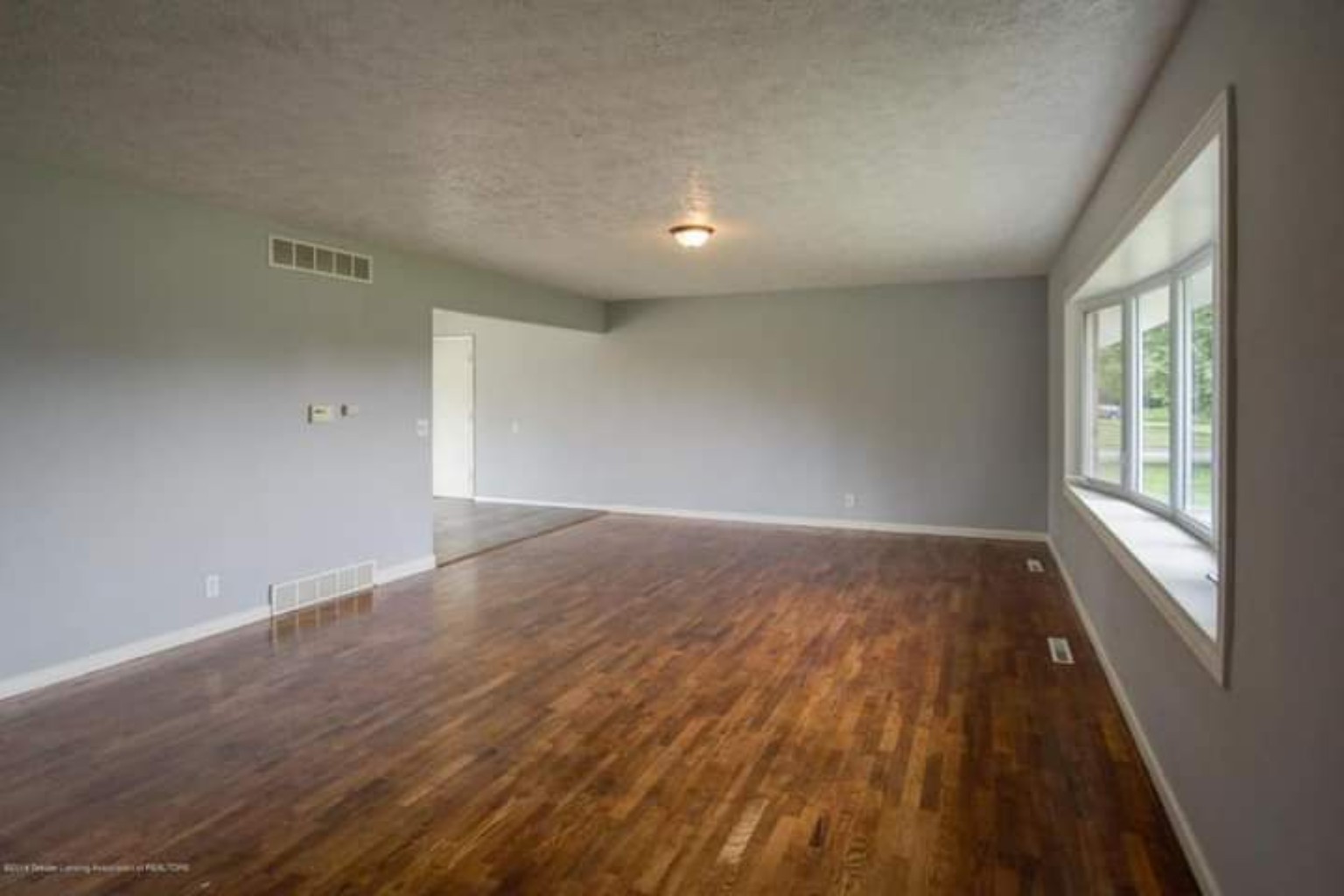 Hardwood floor renewal after renovation